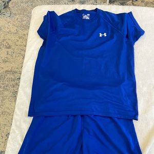 Under armour shorts and shirt combo